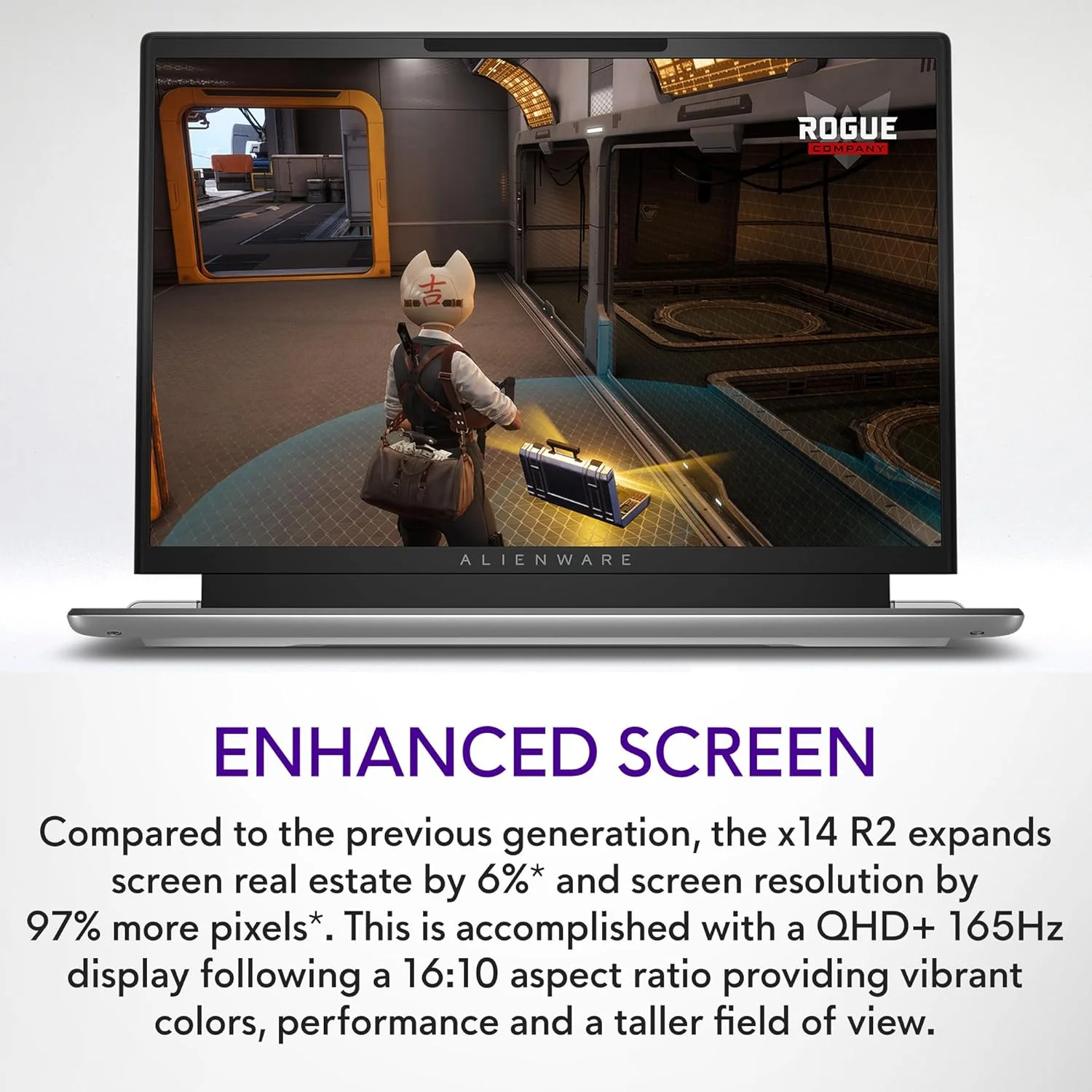 Alienware - x14 R2 i7-13620H 32GB 2TB SSD 14" 2023 QHD+ 165Hz NVIDIA RTX 4060 IR (Premium Pre-owned) - Image 7