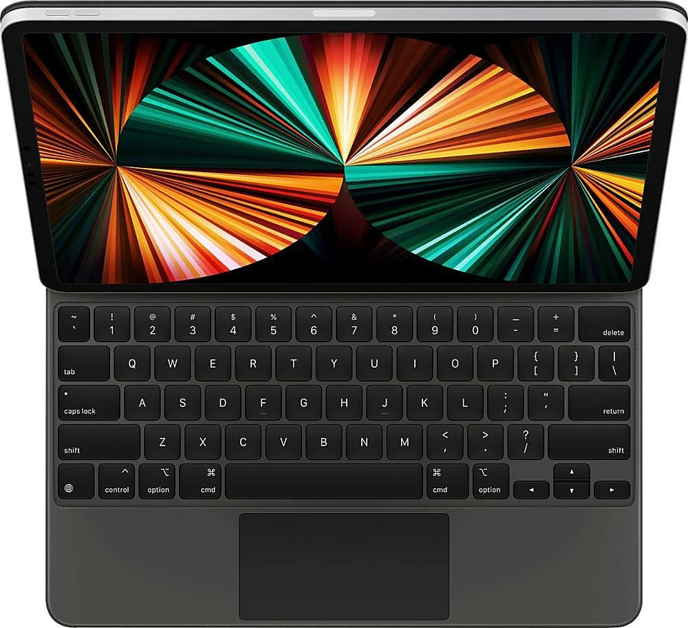 Apple - Magic Keyboard for 12.9-inch iPad Pro (3rd, 4th, 5th and 6th Generation) - Black