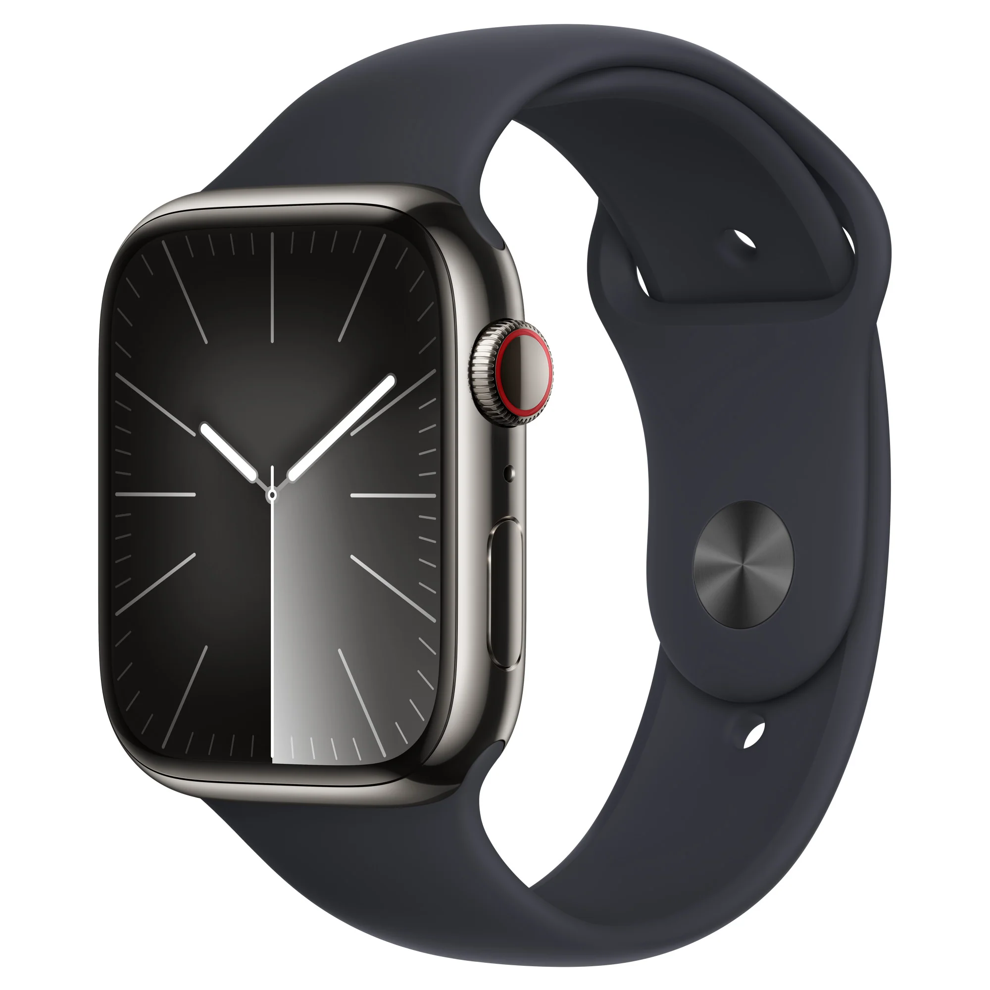 Apple - Watch Series 9 45mm Stainless Steel Case (Cellular) (New) - Image 3