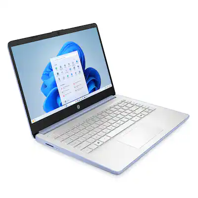 HP - 14" Laptop - Intel Processor N150 2025 - 4GB Memory - 128GB UFS - Sky Blue (New) - Image 2