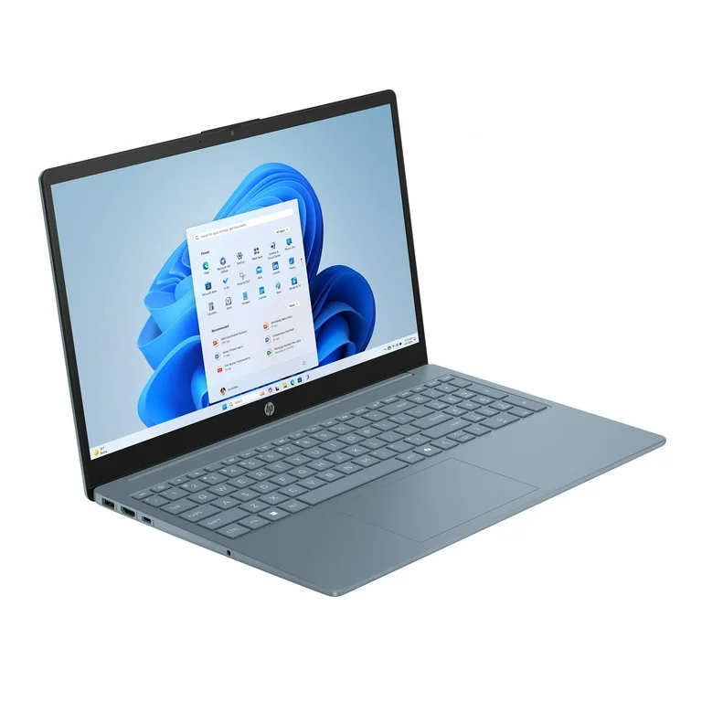 HP - 15.6" HD Laptop - N200 1GHz Integrated Intel Graphics - 4GB RAM - 128GB SSD - Moonlight Blue (Brand New) - Image 2