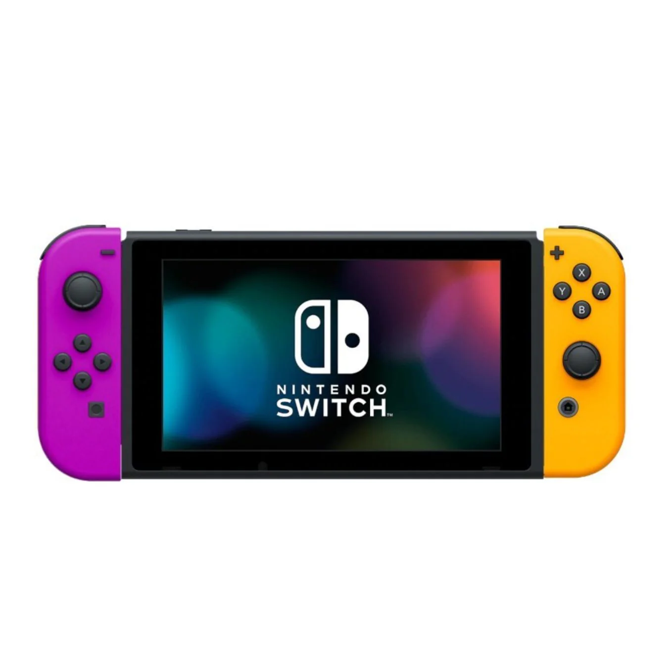 Nintendo Switch - V2 with Orange and Purple Joy-Con HAC-001(-01) (No Dock) (Pre-owned)